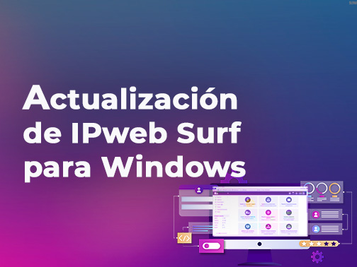 Actualizar IPweb Surf para Windows